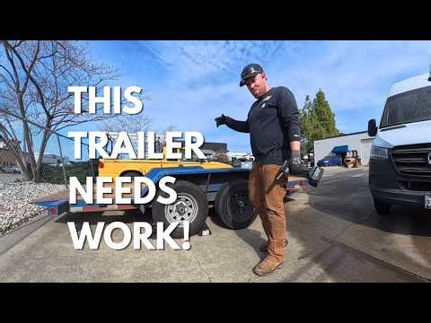 Tilt Trailer Had Seen Better Days. I Got it back to Work Ready!