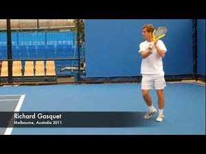 Richard Gasquet - Slow Motion Top Spin Backhands in HD