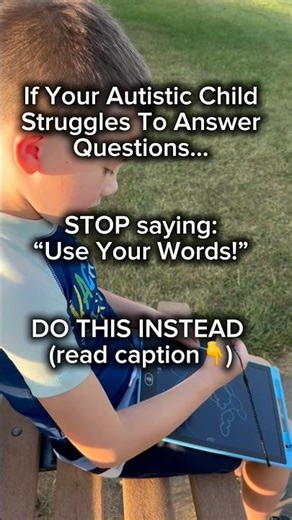 Autistic Child Not Responding? Try This (SLP Tip) 🌟 #autism #speechtherapy