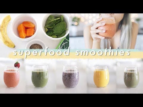 5 simple superfood smoothies to boost your morning health