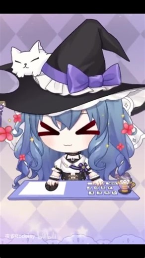 Magic Witch Vtuber Model | Chibi Desktop Pet Asset - Etsy