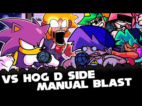 FNF | Vs Hog D Side - D-Sides One Shot: Manual Blast | Mods/Hard/Gameplay |