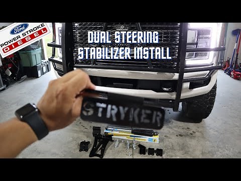 2017+ Ford F250/F350/F450 Stryker Dual Steering Stabilizer Install *How-To*