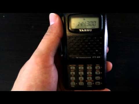 Setting up the Weather Alert Monitor on the Yaesu FT-60R