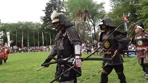 11K views · 273 reactions | Demonstration of archery in armor Mikawa Hiki-ryu Yukina School #samurai #archery | Samurai | Facebook