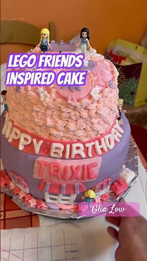 Lego Friends Cake