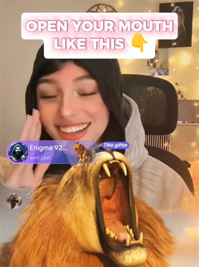 Open your mouth like this pls! 🤭😜@غـــــ