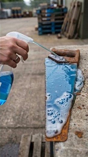 Refreshing saw blades#rust