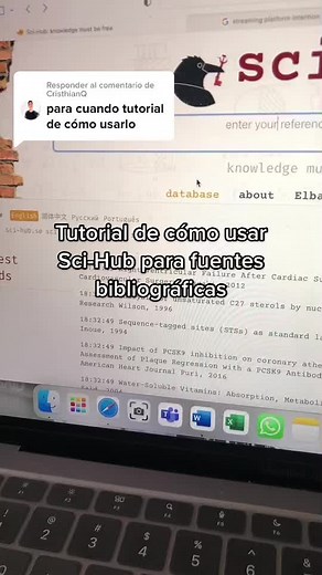 Cómo usar Sci-Hub para acceder a fuentes bibliográficas gratis