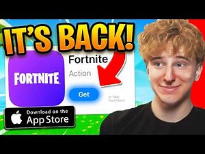 Fortnite Mobile is FINALLY BACK on the App Store! (iOS Return)