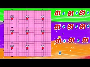 Nine Same Square Numberblocks Addition | Learn to Count & Add | Maths Magic for Kids | Numberblocks