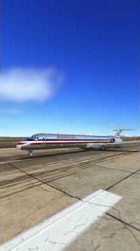 Rate My Takeoff! 🚀 American MD-81 (Super 80) BLASTS Off from DFW | RFS #shorts