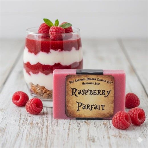 Raspberry Parfait - Handmade Soap Bar - Etsy
