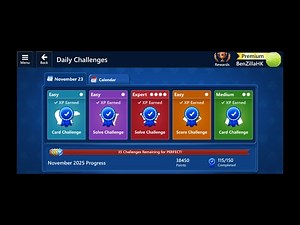 Microsoft Solitaire Collection | Daily Challenges | 23 November 2025 Solution
