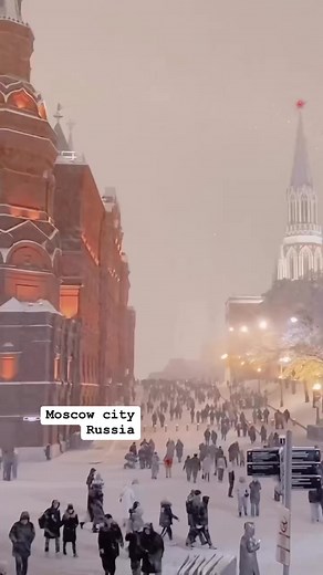 Snowy Moscow city | From Russia with Love