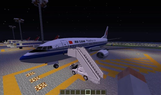 参观国航737（Minecraft）