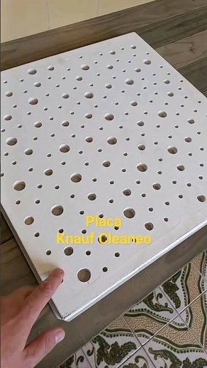 Placa Drywall Knauf Cleaneo para Ventilação #pladur