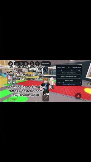 frost hub base protector works #roblox #gaming #stealabrainrot #script #working #new #baseprotector