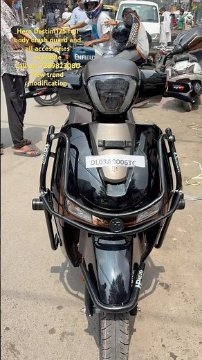 😱Hero Destini125 full body crash guard and all accessories available all India delivery #destiny💯
