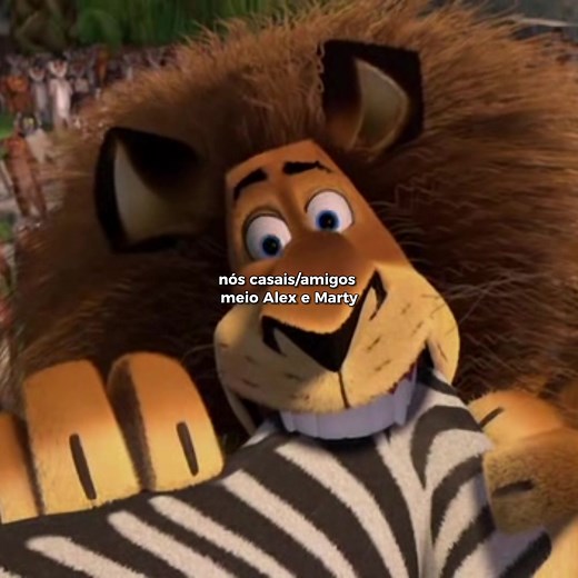 Alex e Marty: Amizade e Rivalidade em Madagascar