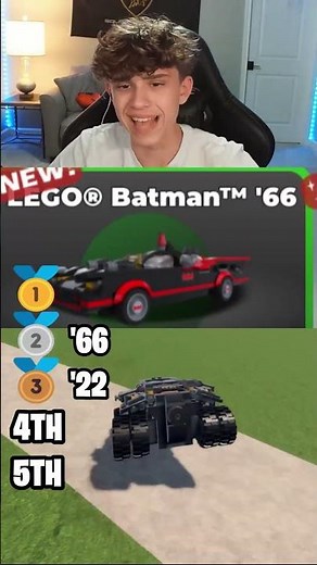 Rating 5 LEGO Batman Cars In Driving Empire! 🦇