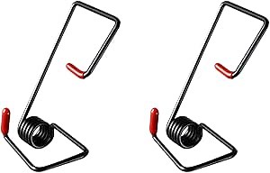 Wiper Arm Pressure Spring Set - 2-Pack Black Springs, Enhance Wiper Performance, Easy Install, Improved Visibility in Rain/Snow. Perfect Replacement Kit for Clear Windshields