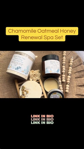Luxury Chamomile Spa Gift Set for Self-Care