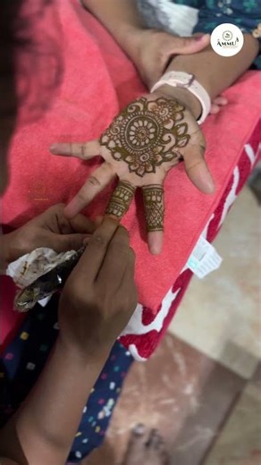 🌿✨Mandala&Cross Mehndi ✨on the other forSaraswati akka Thank you #Mehndi#AmmuMehndiArtist #Trending