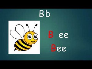 The Letter B | Learn the Alphabet | Learn to Identify pictures and read words