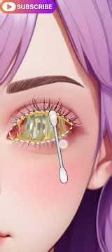 Satisfying Eye Cleaning Process | ASMR Eye Care Short