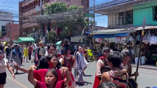 71K views · 416 reactions | In Barangka Drive in Mandaluyong City, youth groups reenact some scenes of the Lord's Passion. They also have their smaller version of the Moriones Festival, followed by a scene the scourging of Jesus Christ. #SemanaSanta2024 | via Jervis Manahan, ABS-CBN News | ABS-CBN News | Facebook