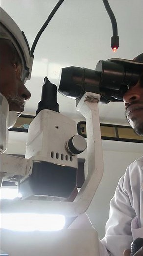 vision van slit lamp cataract examination