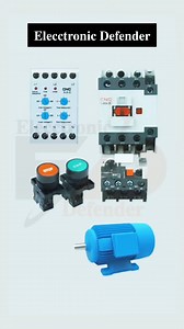 Dol starter control wiring diagram with voltage monitoring relay #fbreels #foryoupageシ #electrician #electronics #watch #project #Official #electricalengineering #videos #electrical | Elecctronic Defender