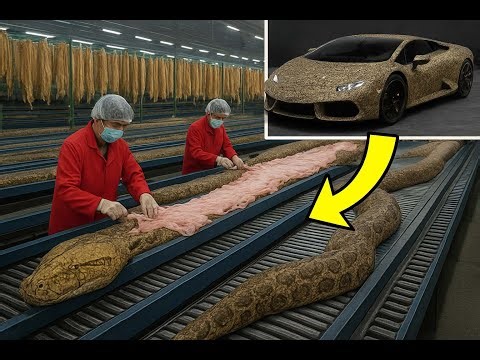 From Snake Skin to Super car : The Secret Behind Luxury Leather Production(Full Process)
