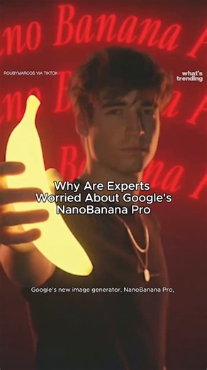 Google’s new image generator NanoBanana creates ultra-realistic photos, sharp visuals, and clean, readable text. Its upgraded Pro version fixes common AI flaws and produces images that look professionally made. Experts warn the tech is advancing faster than expected, with demos already showing convincing fake ID cards and nearly undetectable AI photos. 🔗 https://whatstrending.com/video/googles-new-nanobanana-ai-is-so-realistic-its-starting-to-scare-experts/ | What's Trending