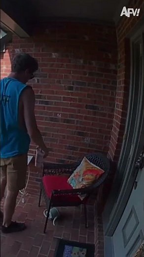 Dude really used up all his luck on that catch... 🤣