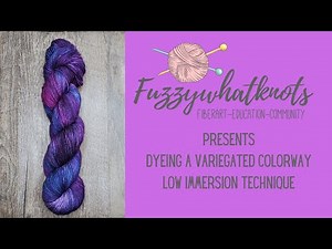 Low immersion yarn dyeing - Outta this world variegated colorway