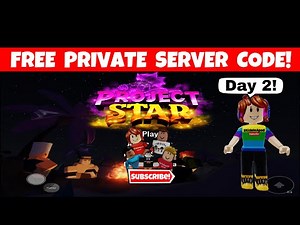 FREE PRIVATE SERVER CODE Project Star | ROBLOX Anime Game