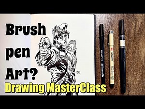 Drawing MasterClass: How To Draw With Brush Pens
