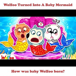 1.4K reactions · 34 shares | Oh is Wolfoo real mermaid?  #WOANETWORK | Wolfoo Kids Cartoon | Facebook