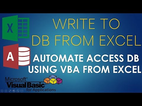 Write Data to Access Database from Excel UI. Excel to Access Automation using VBA - 2