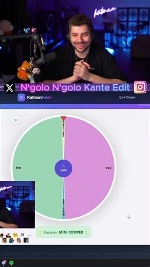 Ali Mini Cooper kazanıyor. #hype #çağrıergün