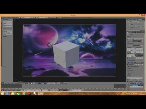 Hintergrundbild in Blender einfügen | Tutorial | Deutsch | HD