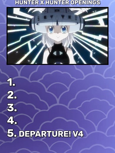 Ranking all hunter x hunter openings! #anime #opening #hunterxhunter
