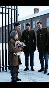 They Laughed At The Newspaper Boy In The Cold Until The Officer Asked, “Is This How You Wear Your Uniform?” — And The Laughter Outside The Barracks Immediately Ceased, Causing Them To Hang Their Heads In Shame. The morning air outside the military barracks was sharp and unforgiving, the kind that cut through thin jackets and reminded everyone that winter did not care about rank or age. Soldiers moved in and out of the gate with practiced rhythm, boots striking the pavement in perfect time, faces