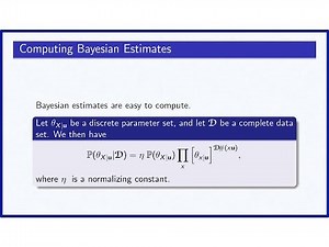 13b. Bayesian Learning: Discrete Parameter Sets II (Chapter 18)