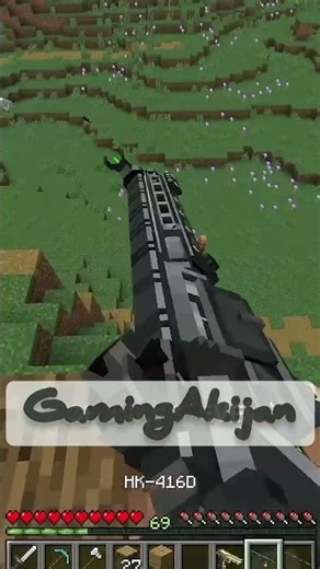 Minecraft Horror mod vs Gun mod. #minecraft #subscribe #horor_and_gun_mods