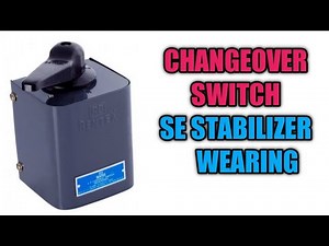 Changeover se stabilizer connection// changeover switch se stabilizer wiring// Kamlesh electrician//