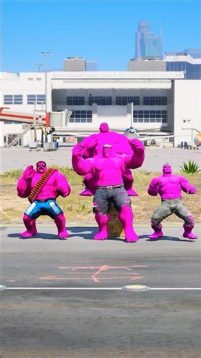SPIDE-RMAN VS PINK HULK SUPERHEROES BATTLE #gta5 #shorts #spiderman #hulk