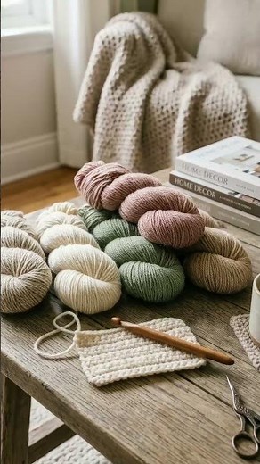How to Crochet a Timeless Aesthetic Blanket (Easy Tutorial for Beginners)